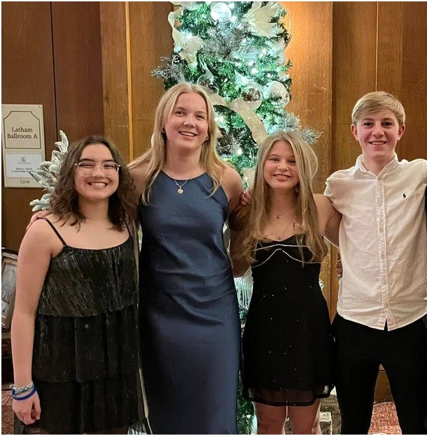 Rotary Youth Exchange inbound group.